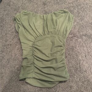 Zara Green Women's Top
